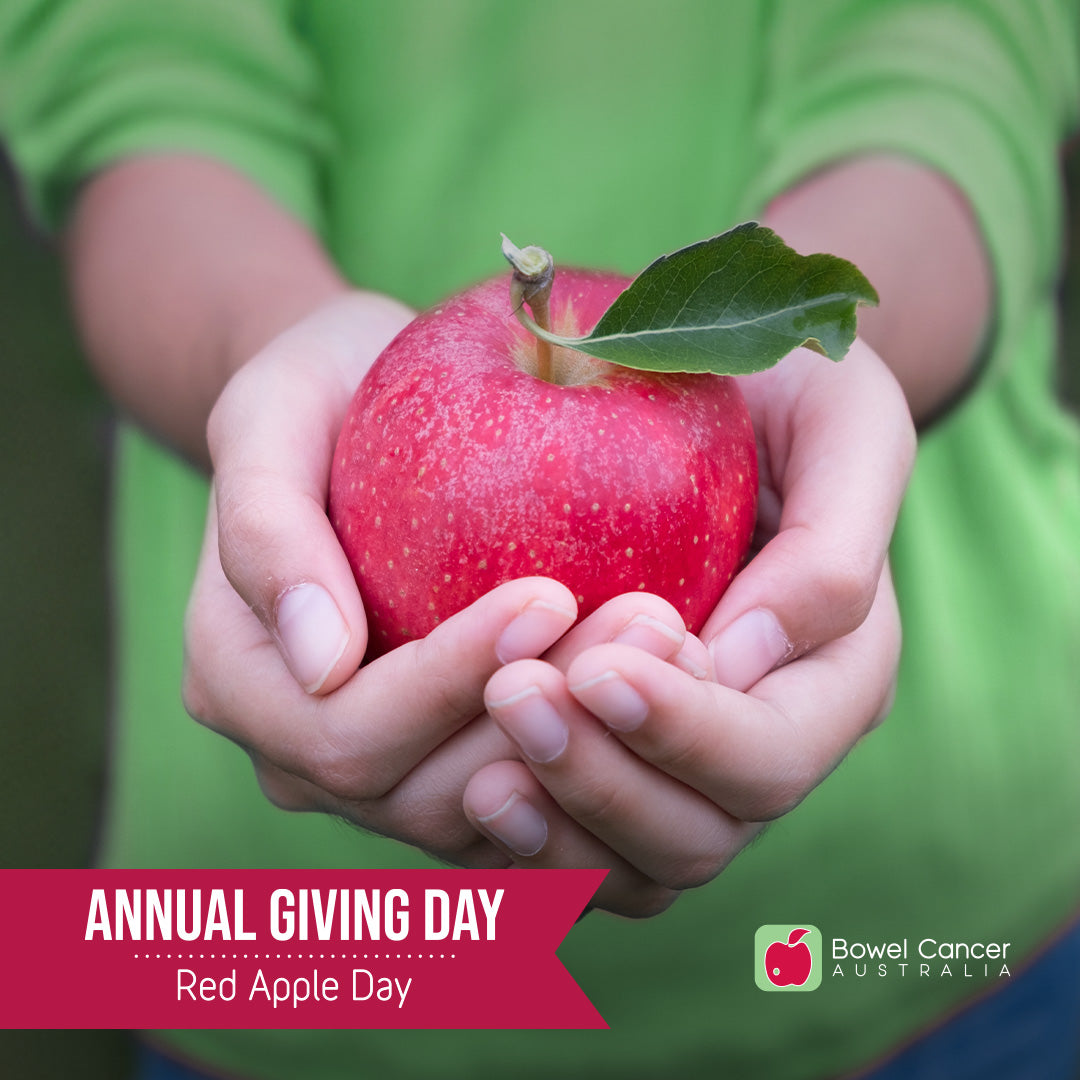 Annual Giving Day Red Apple Day Bowel Cancer Australia